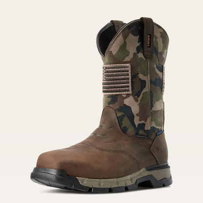 Rebar Flex Patriot Waterproof Composite Toe Work Boot Men | Ariat on sale