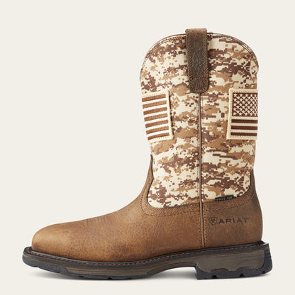 WorkHog Patriot Steel Toe Work Boot Men | Ariat on sale