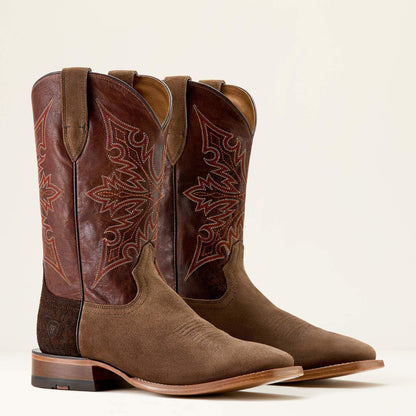 Circuit Gritty Wide Square Toe Cowboy Boot Men | Ariat discount