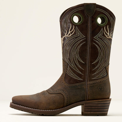 Hybrid Roughstock Antler Cowboy Boot Men | Ariat outlet