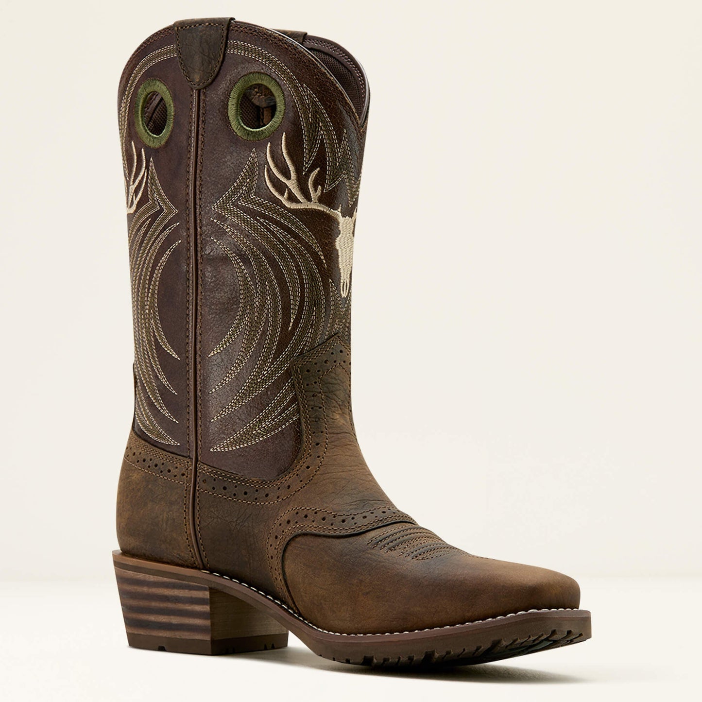 Hybrid Roughstock Antler Cowboy Boot Men | Ariat outlet