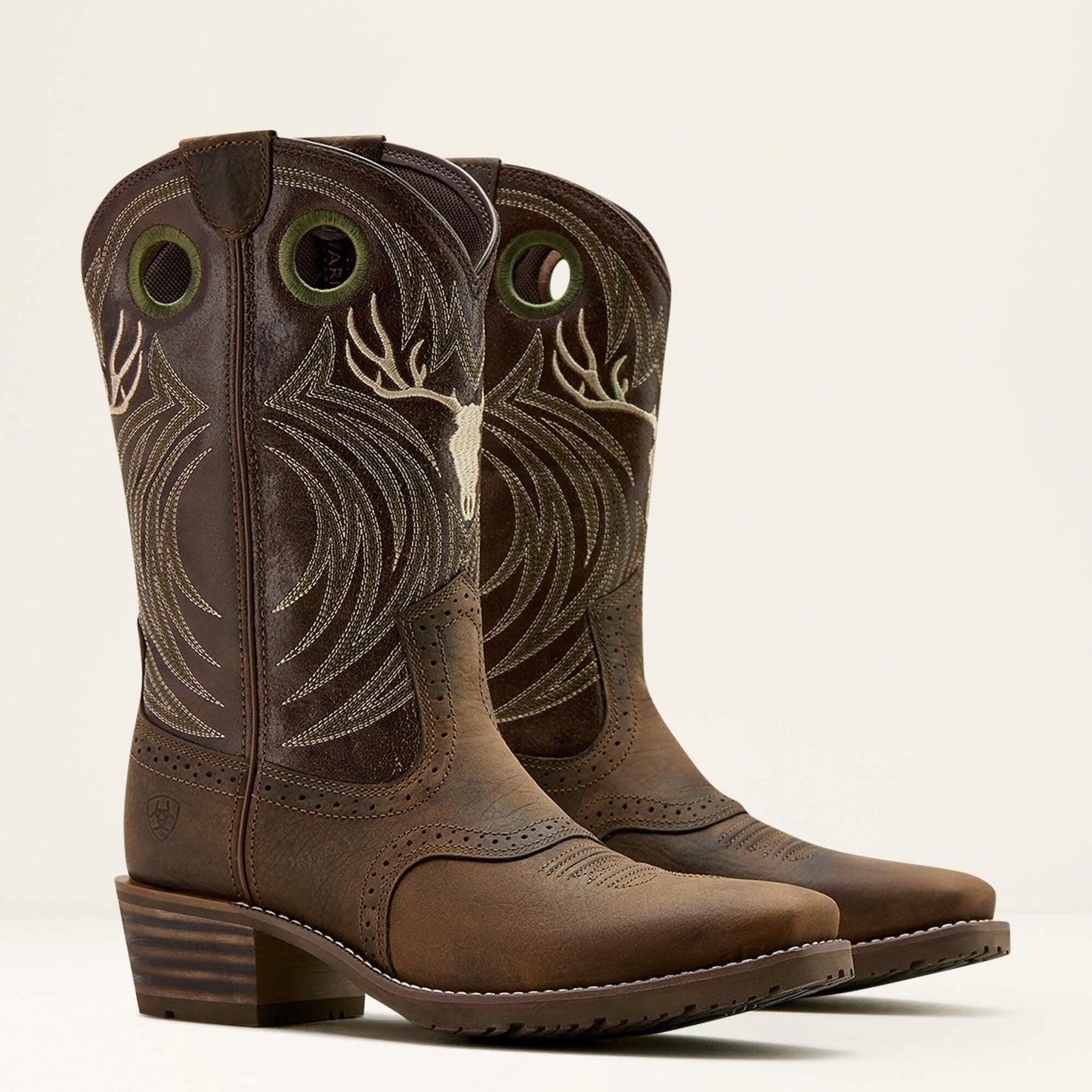 Hybrid Roughstock Antler Cowboy Boot Men | Ariat outlet