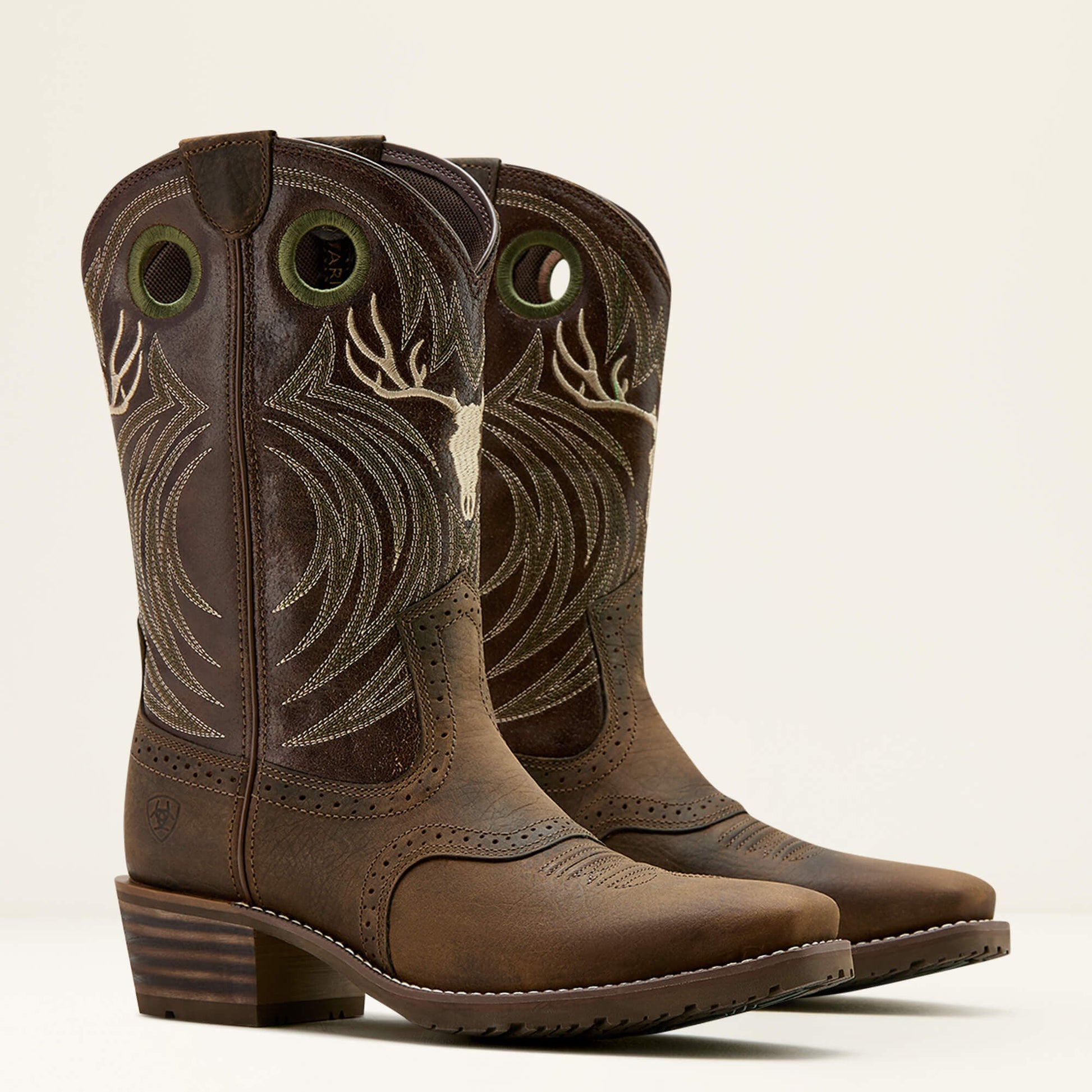 Hybrid Roughstock Antler Cowboy Boot Men | Ariat outlet