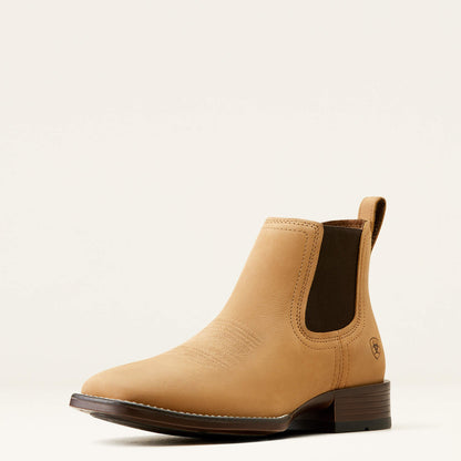Booker Chelsea Wide Square Toe Western Boot Men | Ariat discount