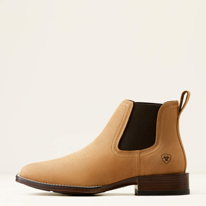 Booker Chelsea Wide Square Toe Western Boot Men | Ariat discount