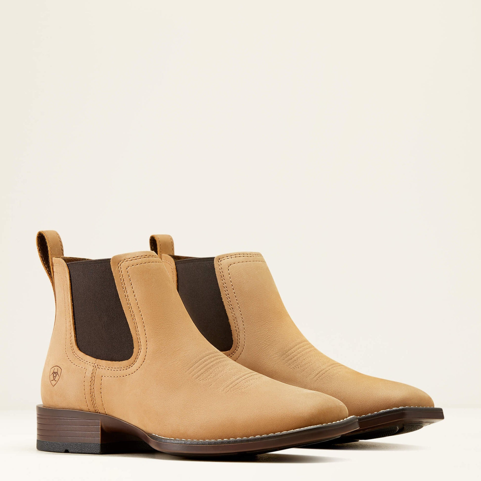 Booker Chelsea Wide Square Toe Western Boot Men | Ariat discount