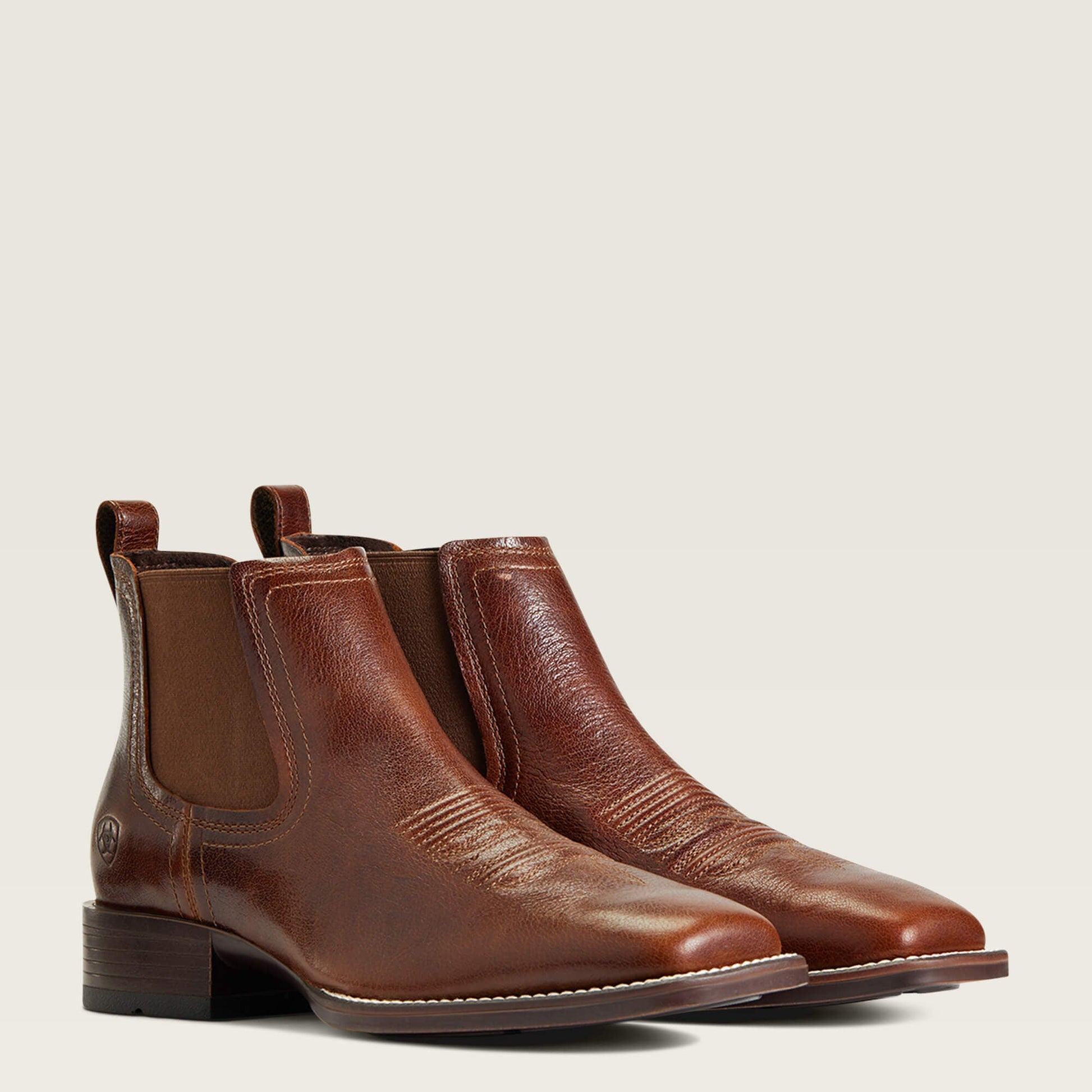 Booker Chelsea Wide Square Toe Western Boot Men | Ariat outlet