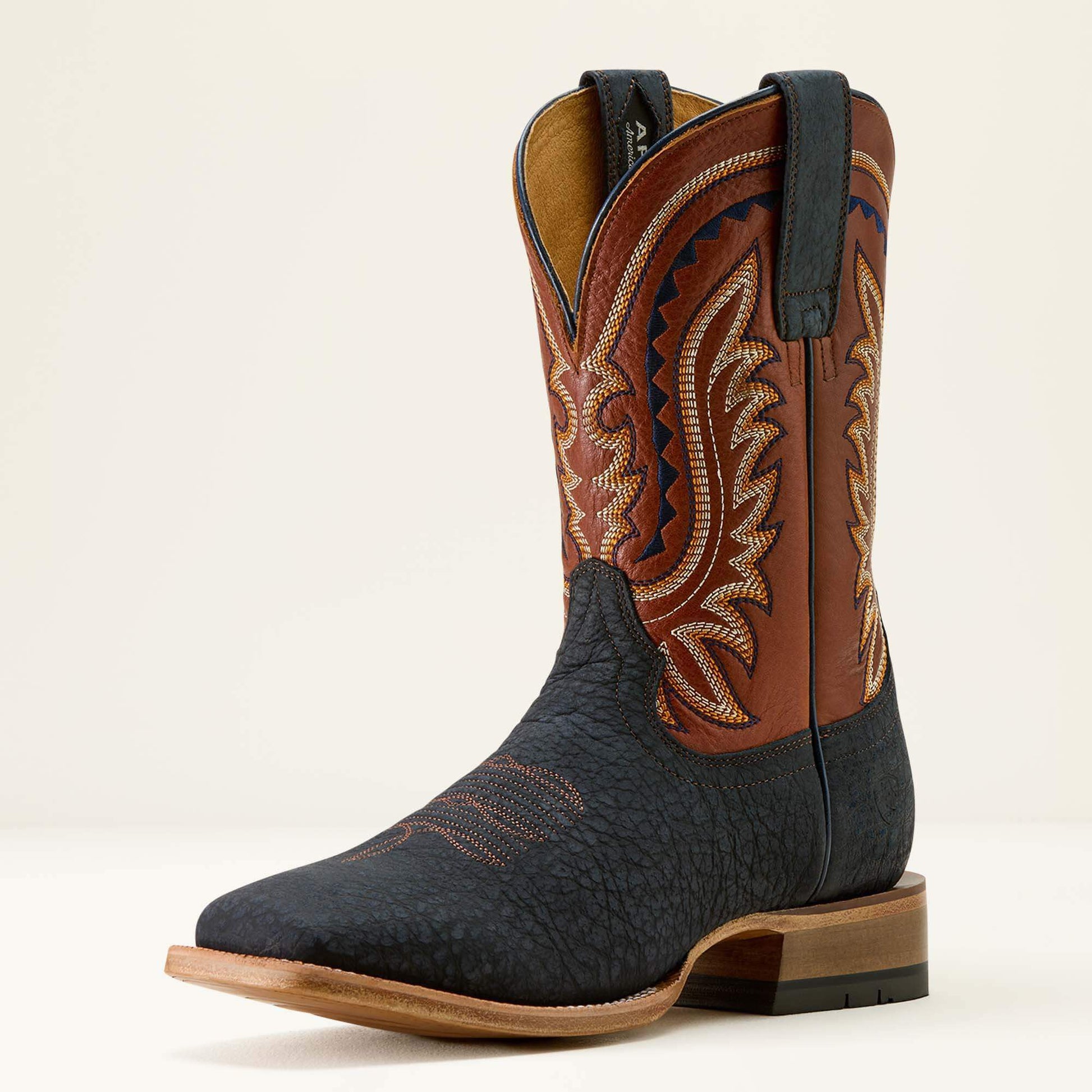 Rock Ridge Wide Square Toe Western Boot Men | Ariat sale