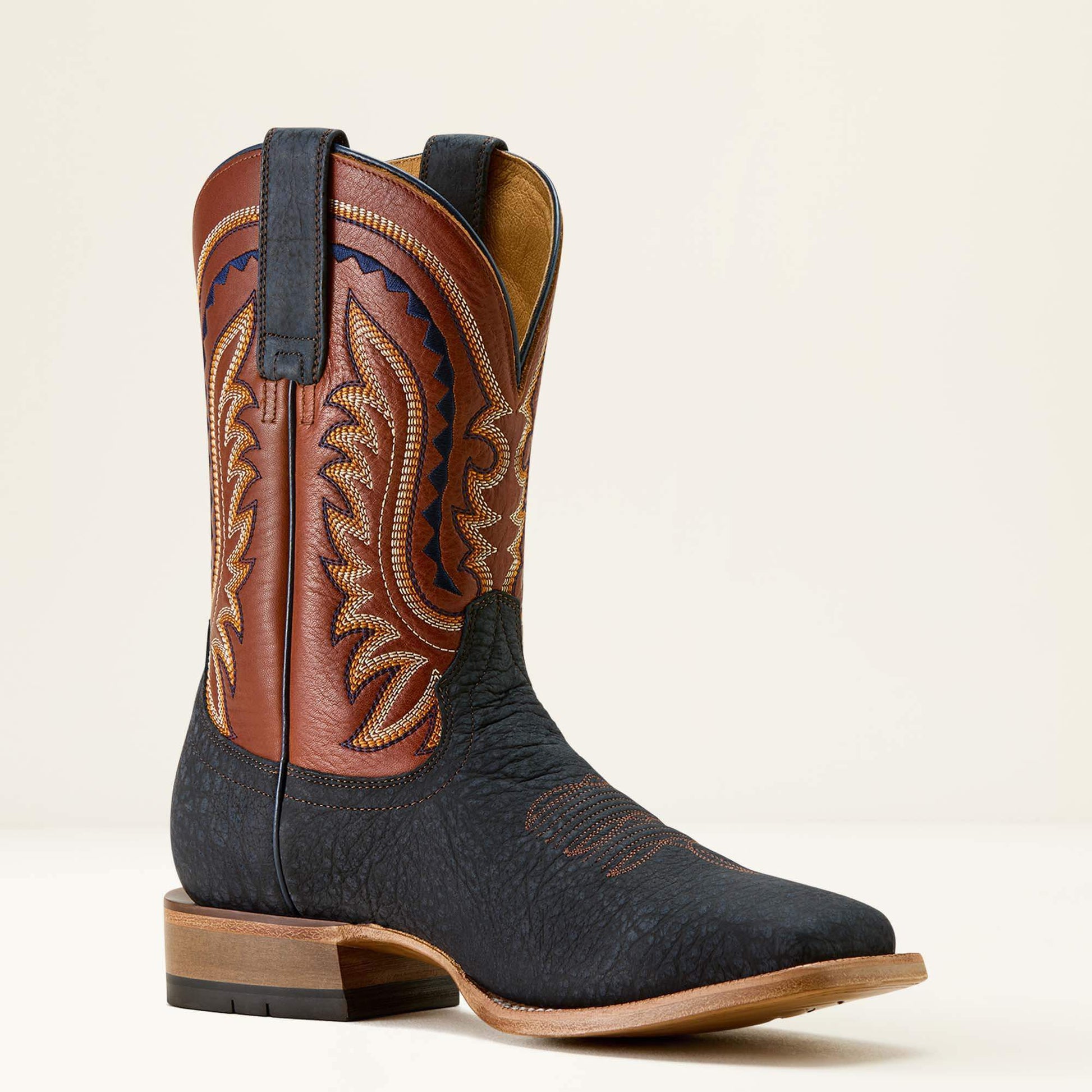 Rock Ridge Wide Square Toe Western Boot Men | Ariat sale