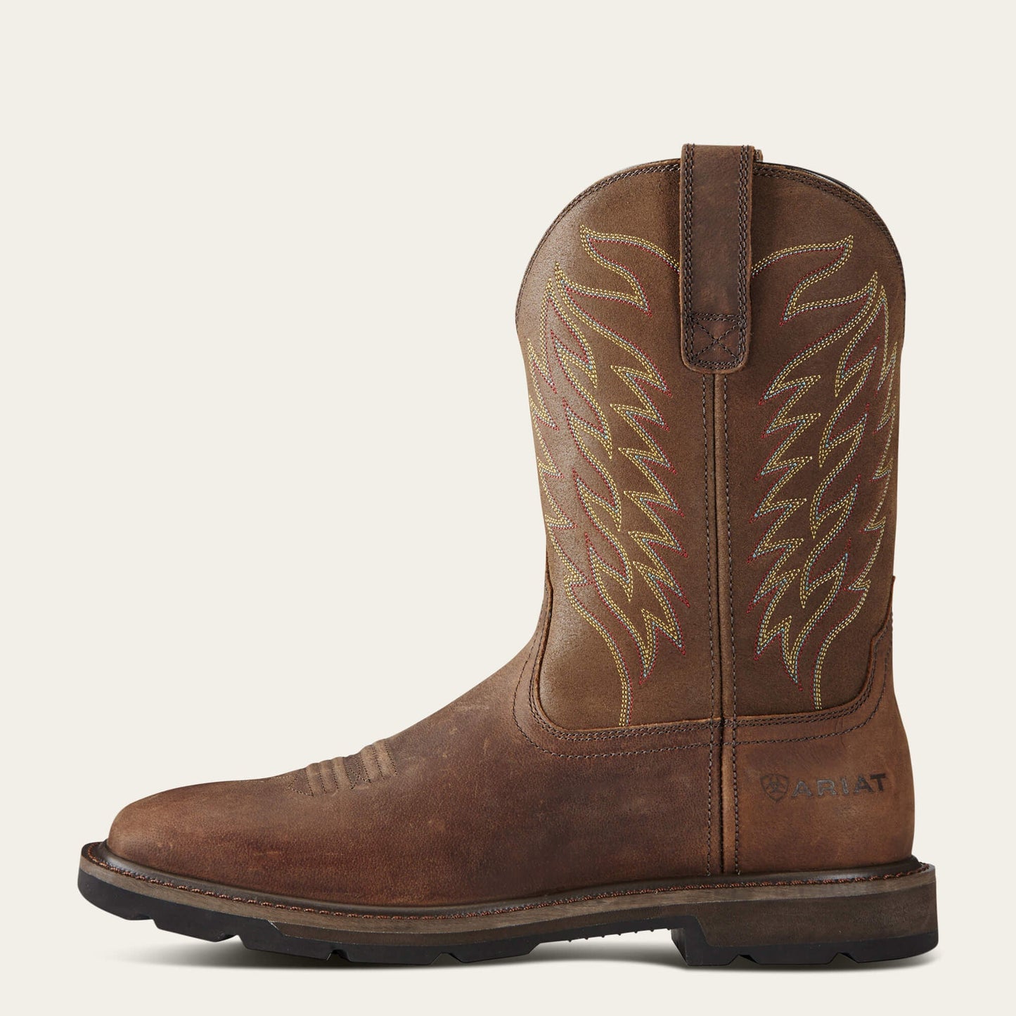 Groundbreaker Wide Square Toe Steel Toe Work Boot Men | Ariat outlet