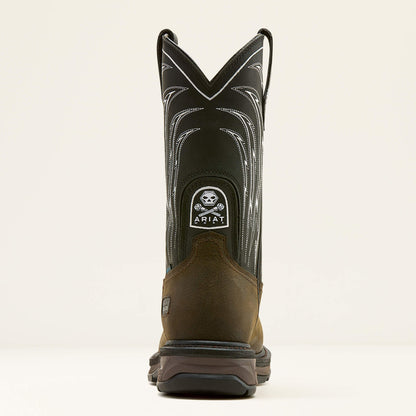 WorkHog XT Bolt Skull Waterproof Wide Square Toe Carbon Toe Work Boot Men | Ariat for sale