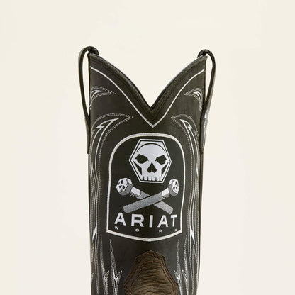 WorkHog XT Bolt Skull Waterproof Wide Square Toe Carbon Toe Work Boot Men | Ariat for sale