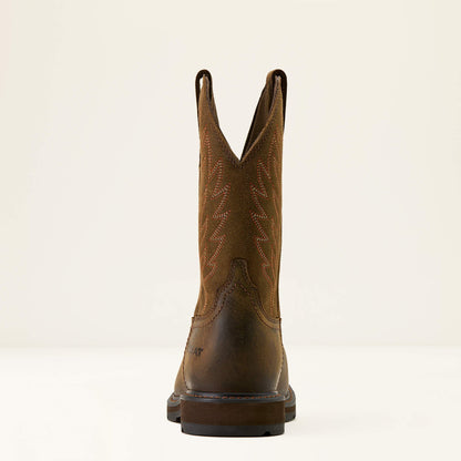 Groundbreaker Wide Square Toe Waterproof Work Boot Men | Ariat discount