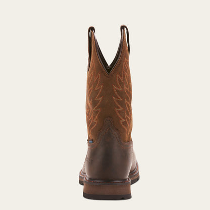 Groundbreaker Wide Square Toe Waterproof Steel Toe Work Boot Men | Ariat outlet