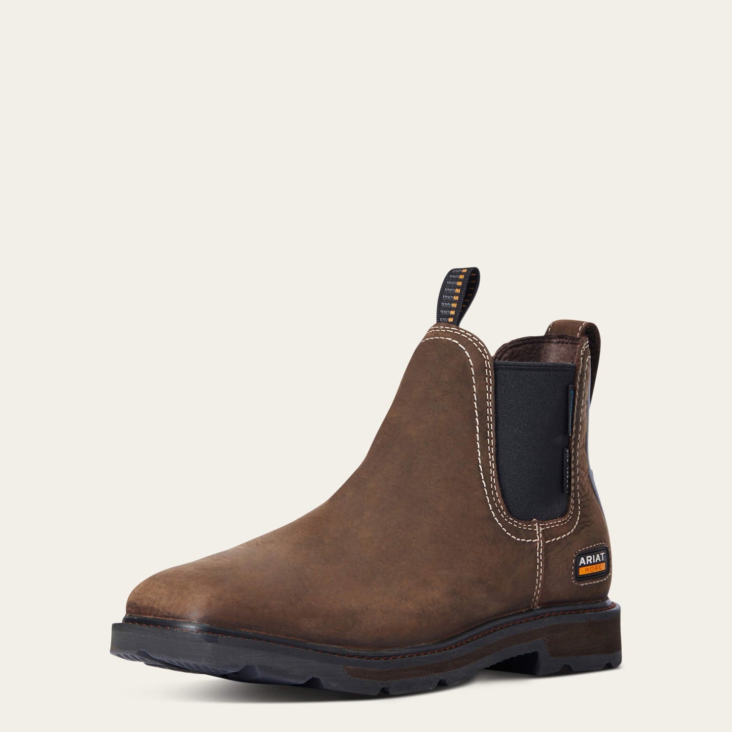 Groundbreaker Chelsea Wide Square Toe Waterproof Steel Toe Work Boot Men | Ariat sale