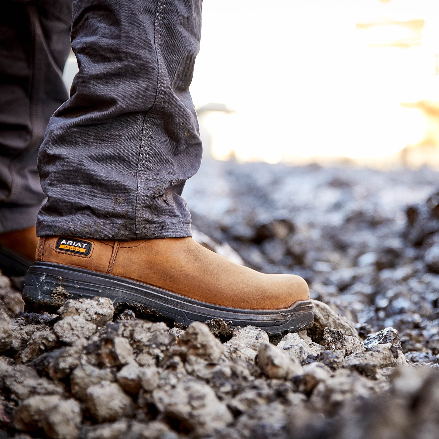 Turbo Chelsea Waterproof Carbon Toe Work Boot Men | Ariat on sale