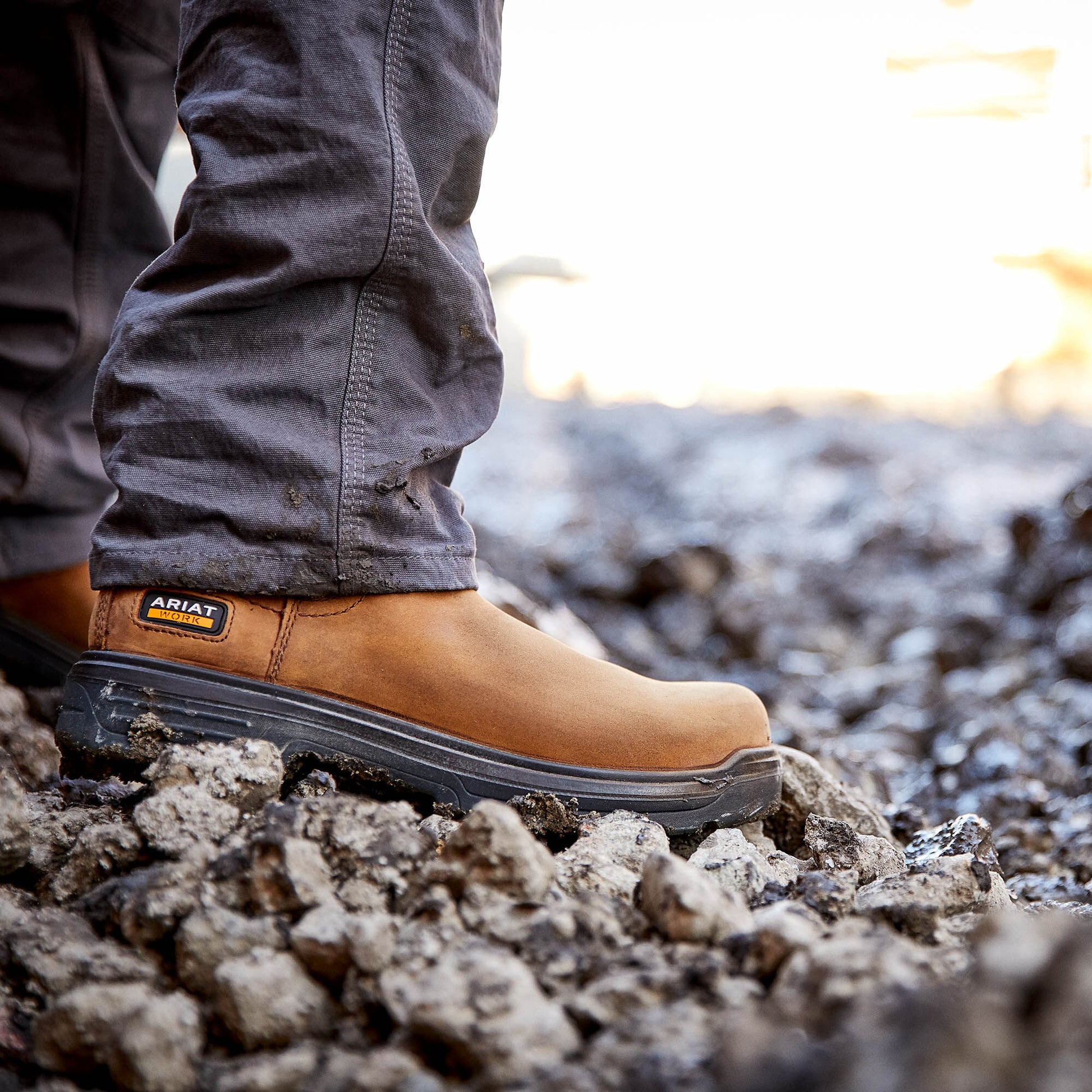 Turbo Chelsea Waterproof Carbon Toe Work Boot Men | Ariat on sale