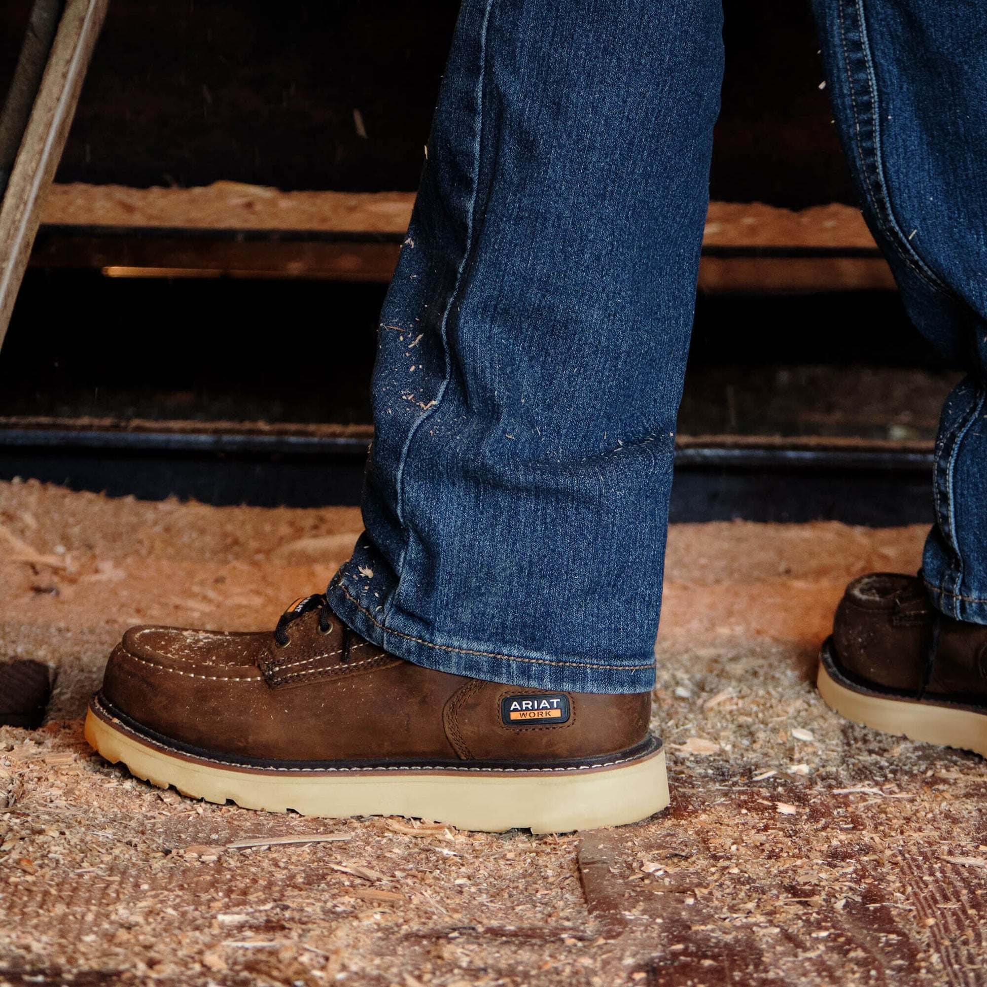 Rebar Wedge Moc Toe 6" Waterproof Work Boot Men | Ariat outlet