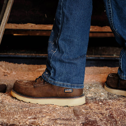 Rebar Wedge Moc Toe 6" Waterproof Work Boot Men | Ariat outlet