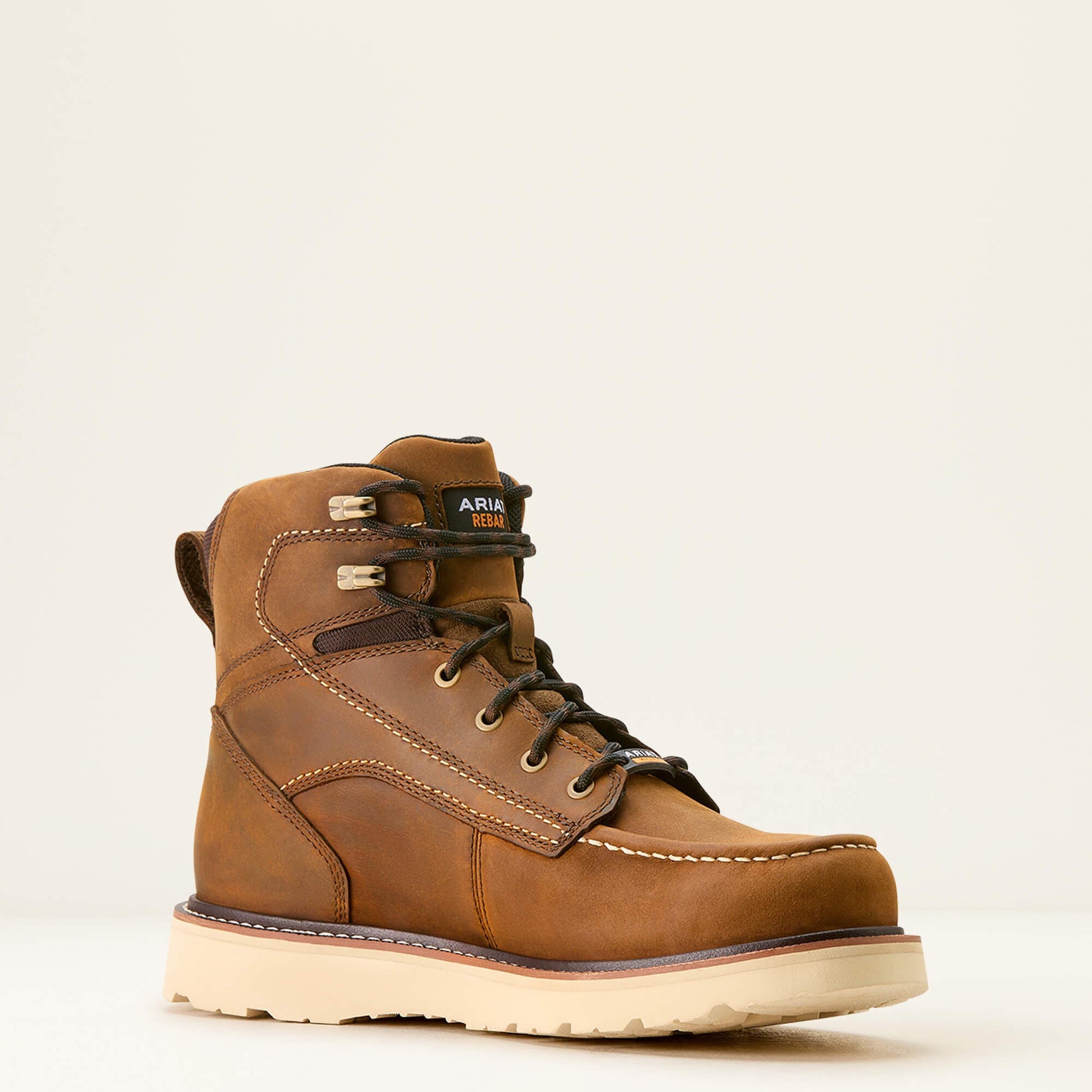 Rebar Wedge Moc Toe 6" Waterproof Work Boot Men | Ariat outlet