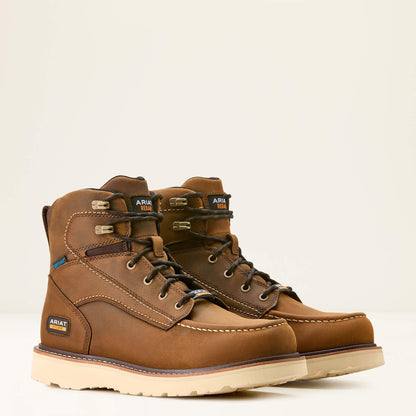 Rebar Wedge Moc Toe 6" Waterproof Work Boot Men | Ariat outlet