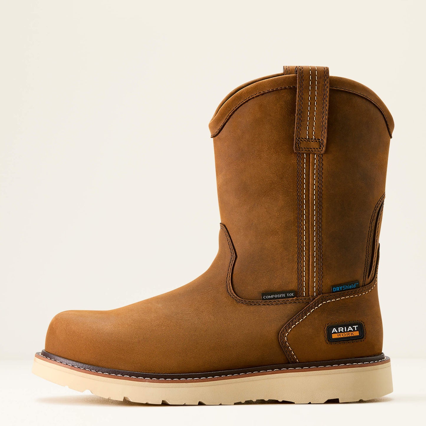 Rebar Wedge Pull-On Waterproof Composite Toe Work Boot Men | Ariat online shop