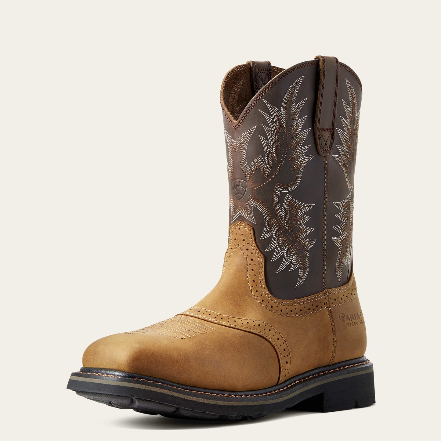 Sierra Wide Square Toe Steel Toe Work Boot Men | Ariat sale