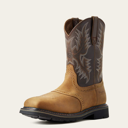 Sierra Wide Square Toe Steel Toe Work Boot Men | Ariat sale