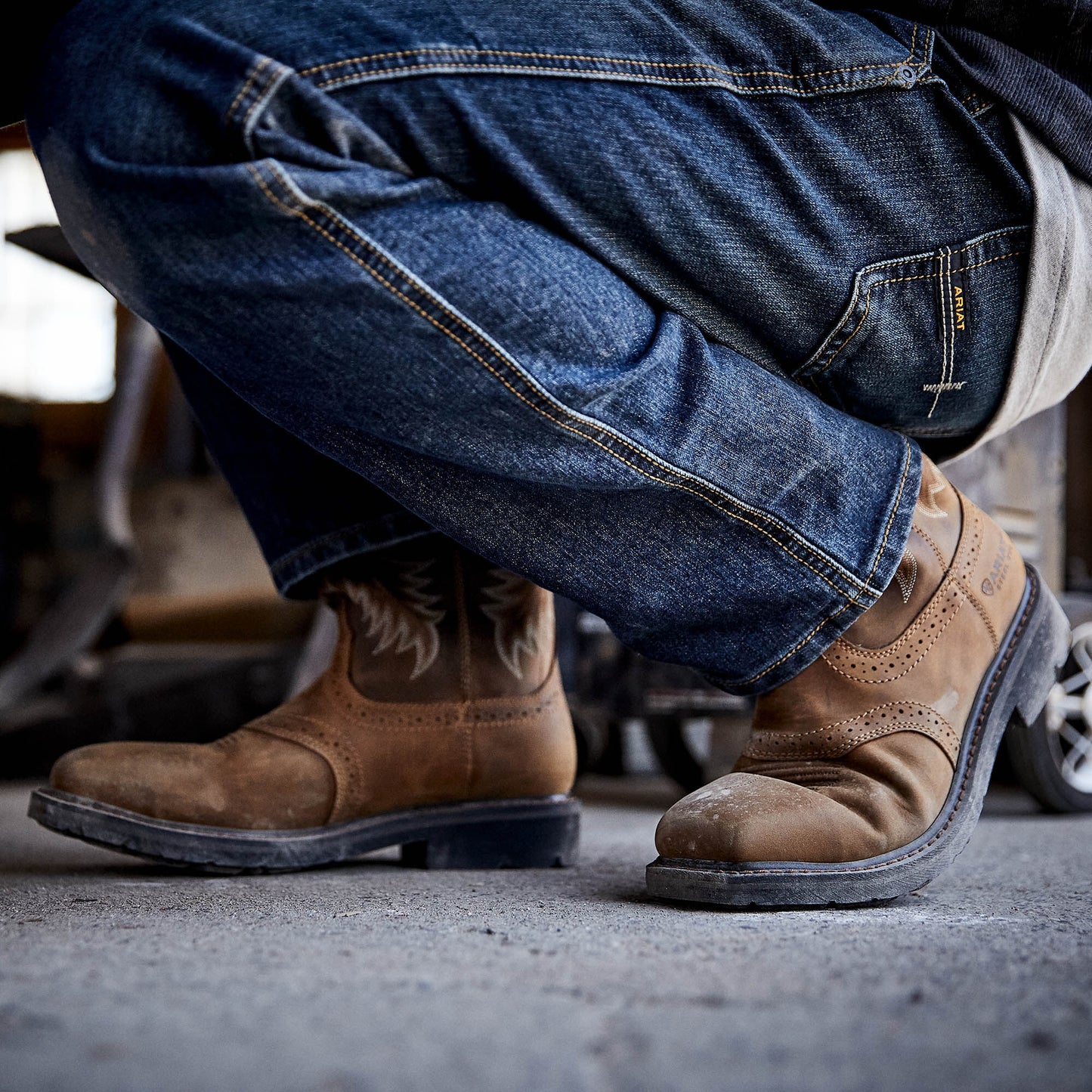 Sierra Wide Square Toe Steel Toe Work Boot Men | Ariat sale