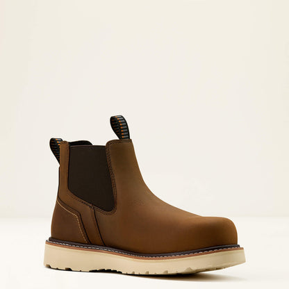 Rebar Wedge Chelsea Waterproof Composite Toe Work Boot Men | Ariat sale