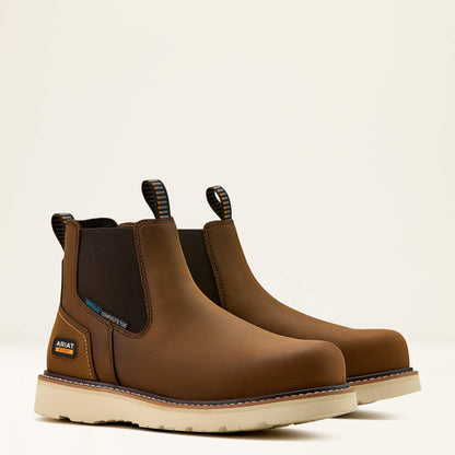 Rebar Wedge Chelsea Waterproof Composite Toe Work Boot Men | Ariat sale