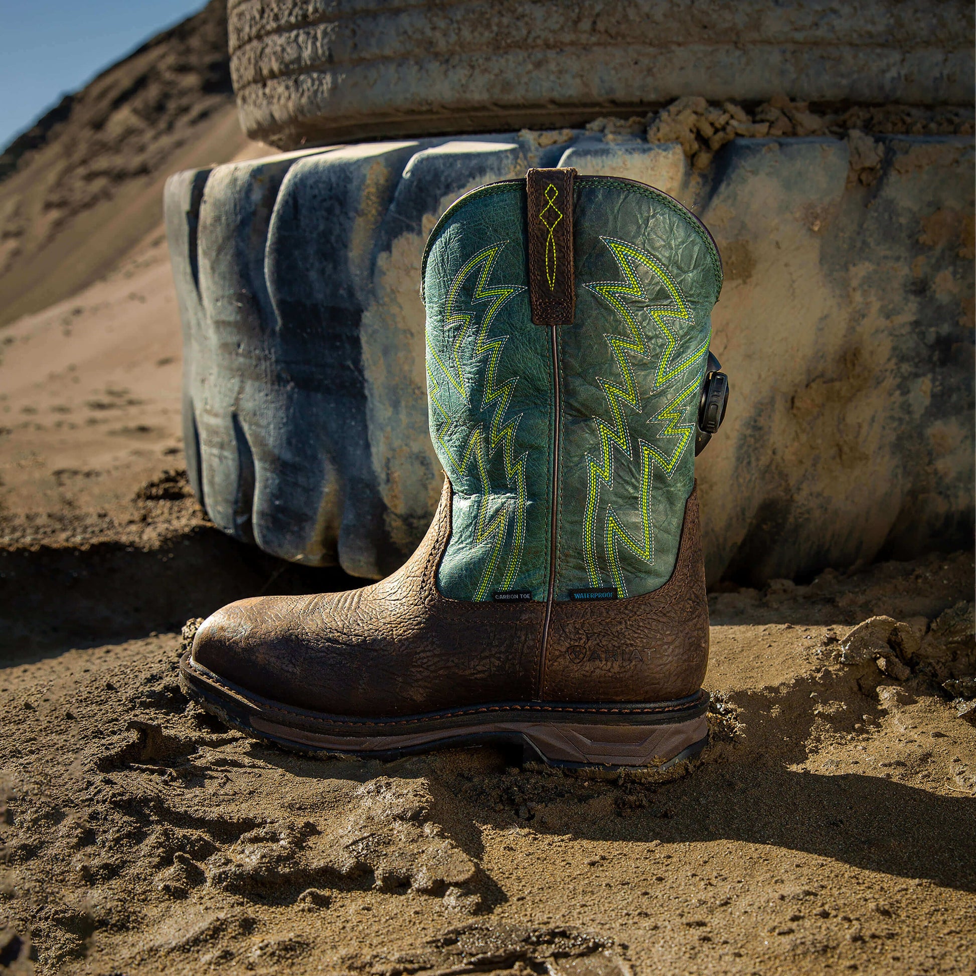 WorkHog XT BOA Waterproof Carbon Toe Work Boot Men | Ariat on sale
