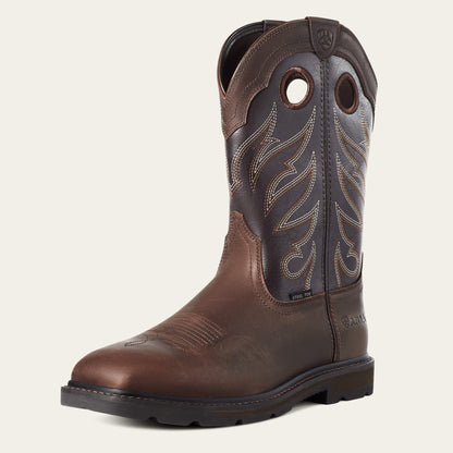 Groundwork Wide Square Toe Steel Toe Work Boot Men | Ariat sale