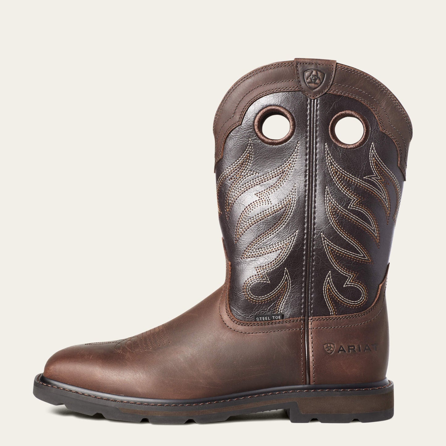 Groundwork Wide Square Toe Steel Toe Work Boot Men | Ariat sale