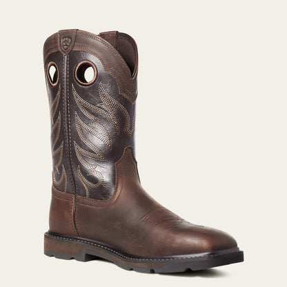 Groundwork Wide Square Toe Steel Toe Work Boot Men | Ariat sale