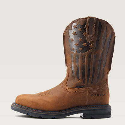 Sierra Shock Shield Patriot Steel Toe Work Boot Men | Ariat on sale