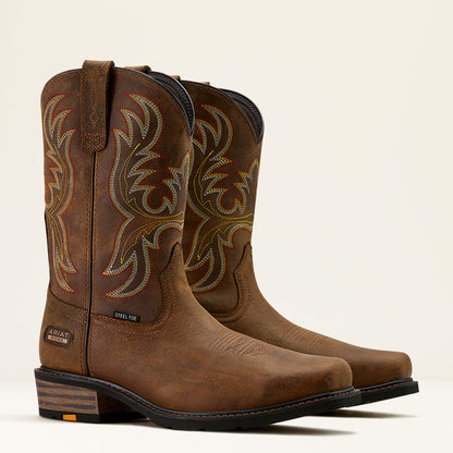 Ironside Square Toe Steel Toe Work Boot Men | Ariat discount
