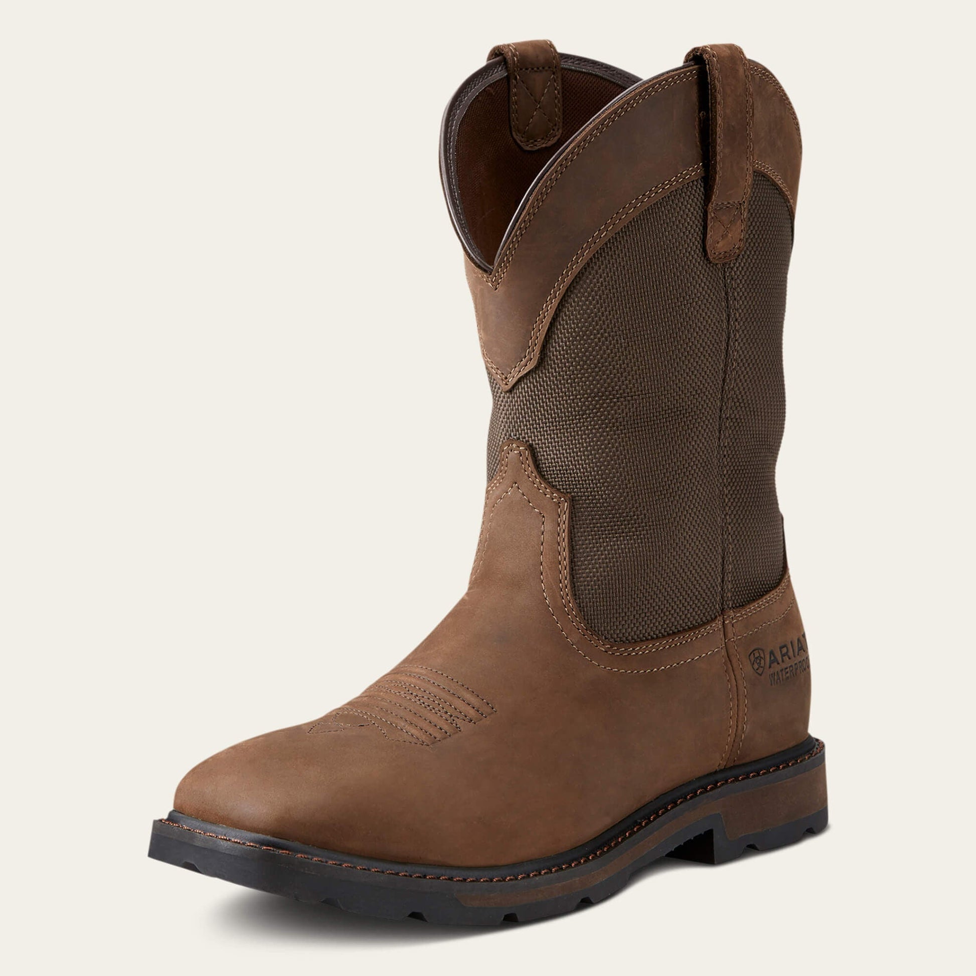 Groundbreaker Wide Square Toe Waterproof Steel Toe Work Boot Men | Ariat outlet