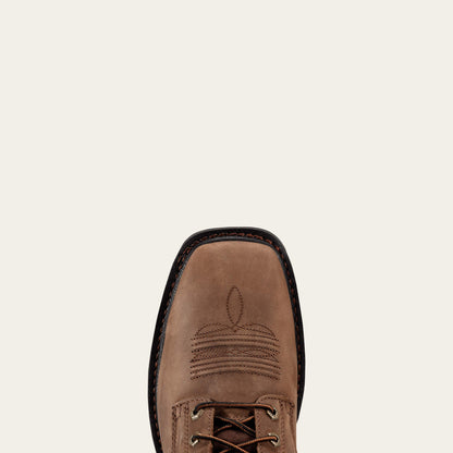 Cascade 8" Wide Square Toe Steel Toe Work Boot Men | Ariat sale