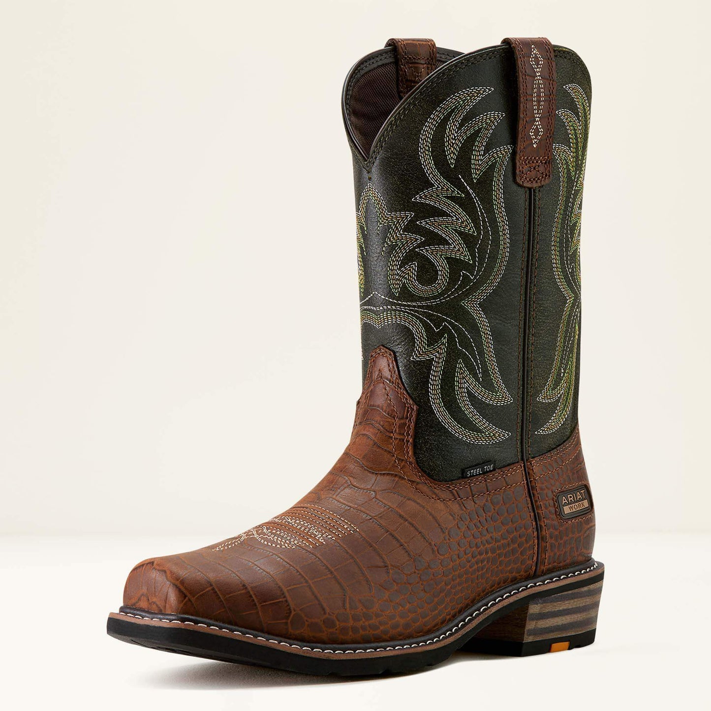 Ironside Square Toe Steel Toe Work Boot Men | Ariat sale