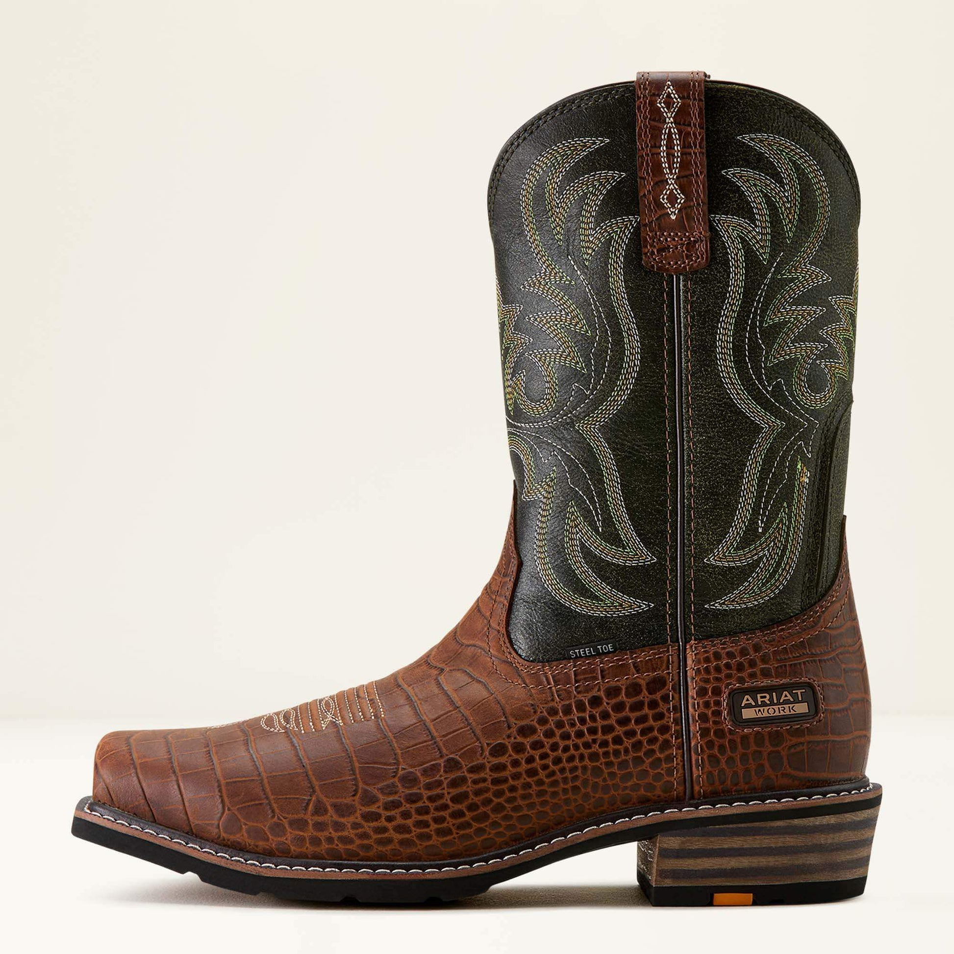 Ironside Square Toe Steel Toe Work Boot Men | Ariat sale