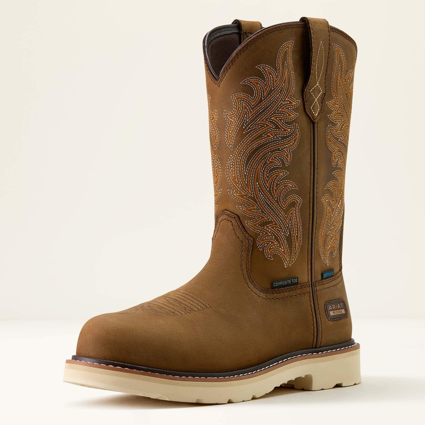 Activator Argo Waterproof Round Toe Composite Toe Work Boot Men | Ariat on sale
