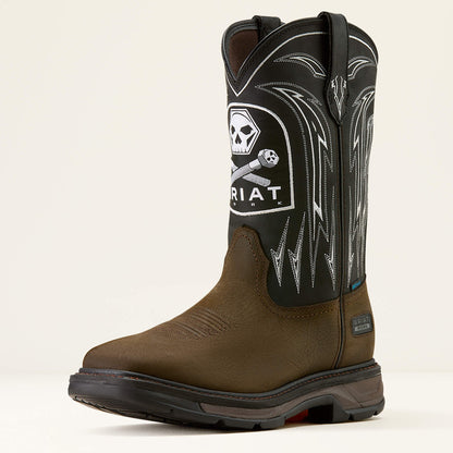 WorkHog XT Bolt Skull Waterproof Wide Square Toe Work Boot Men | Ariat online