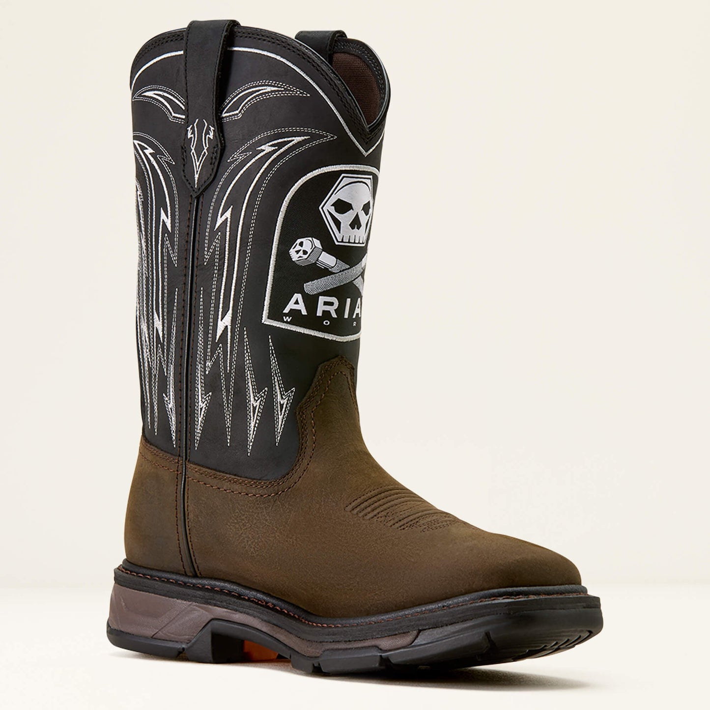WorkHog XT Bolt Skull Waterproof Wide Square Toe Work Boot Men | Ariat online