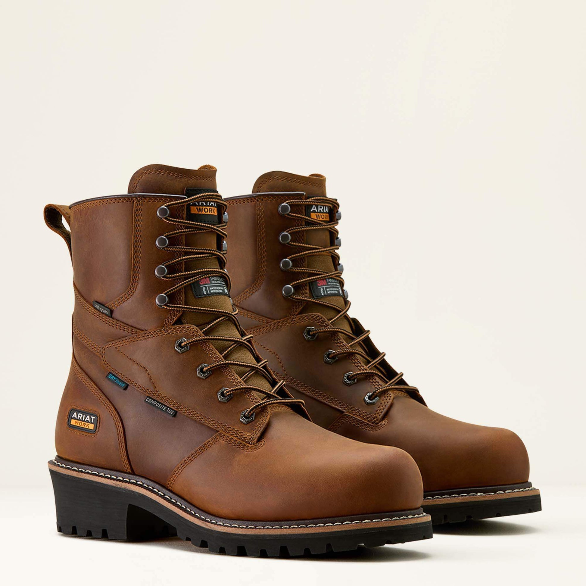 Logger Shock Shield Waterproof Insulated Composite Toe Work Boot Men | Ariat online