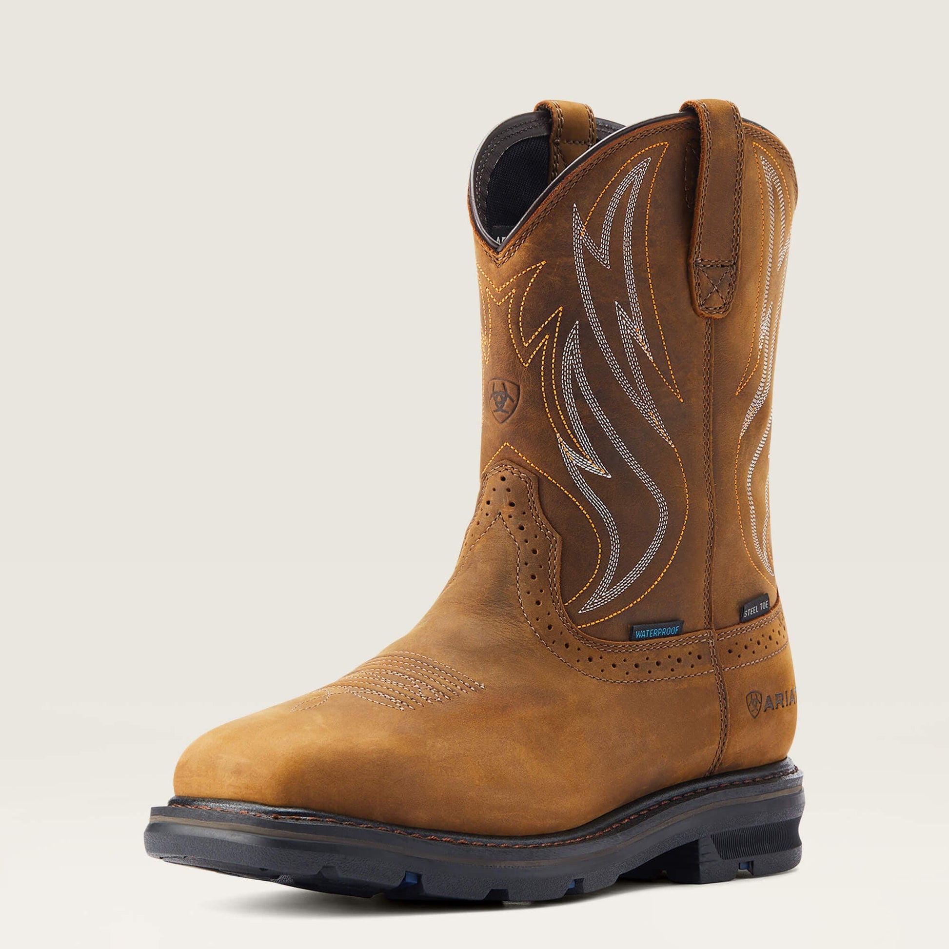 Sierra Shock Shield Waterproof Steel Toe Work Boot Men | Ariat on sale