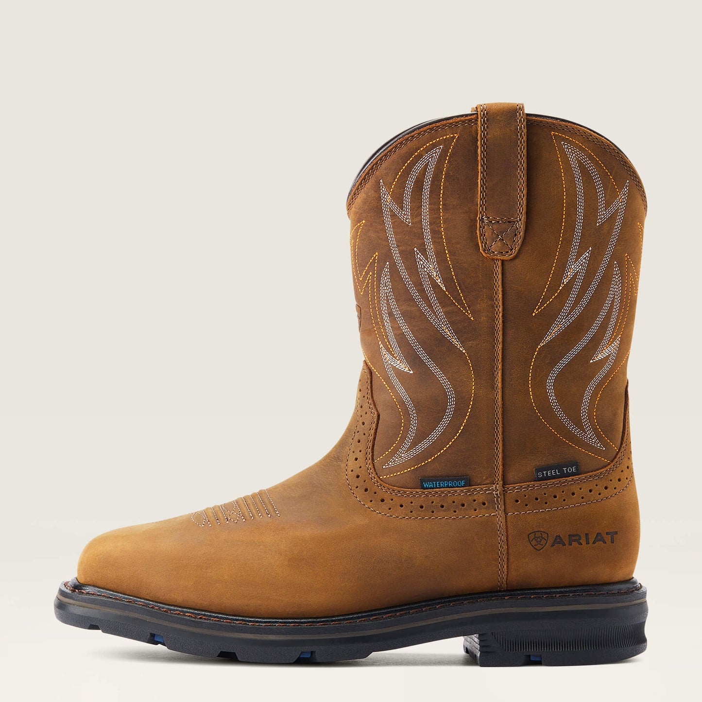 Sierra Shock Shield Waterproof Steel Toe Work Boot Men | Ariat on sale