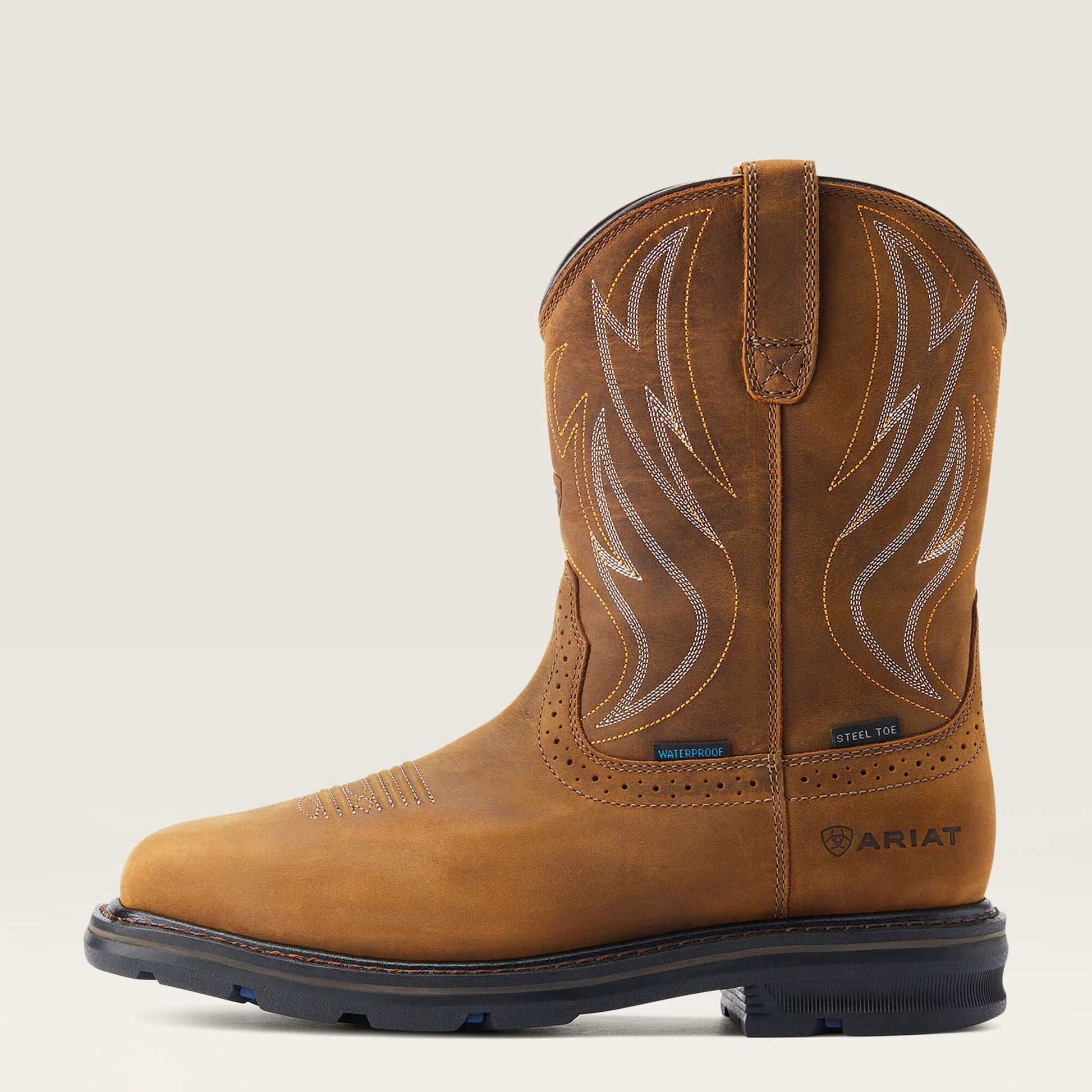 Sierra Shock Shield Waterproof Steel Toe Work Boot Men | Ariat on sale