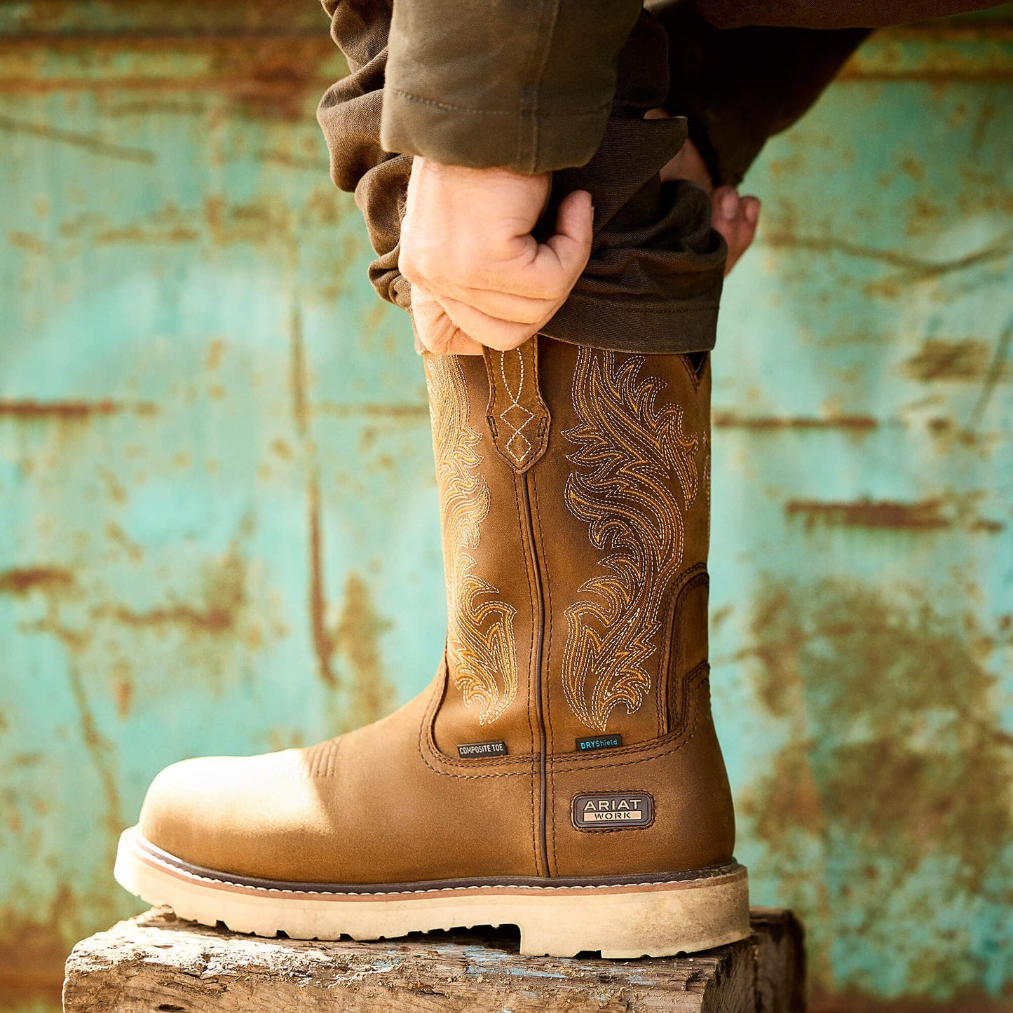 Logger Shock Shield Waterproof Work Boot Men | Ariat discount