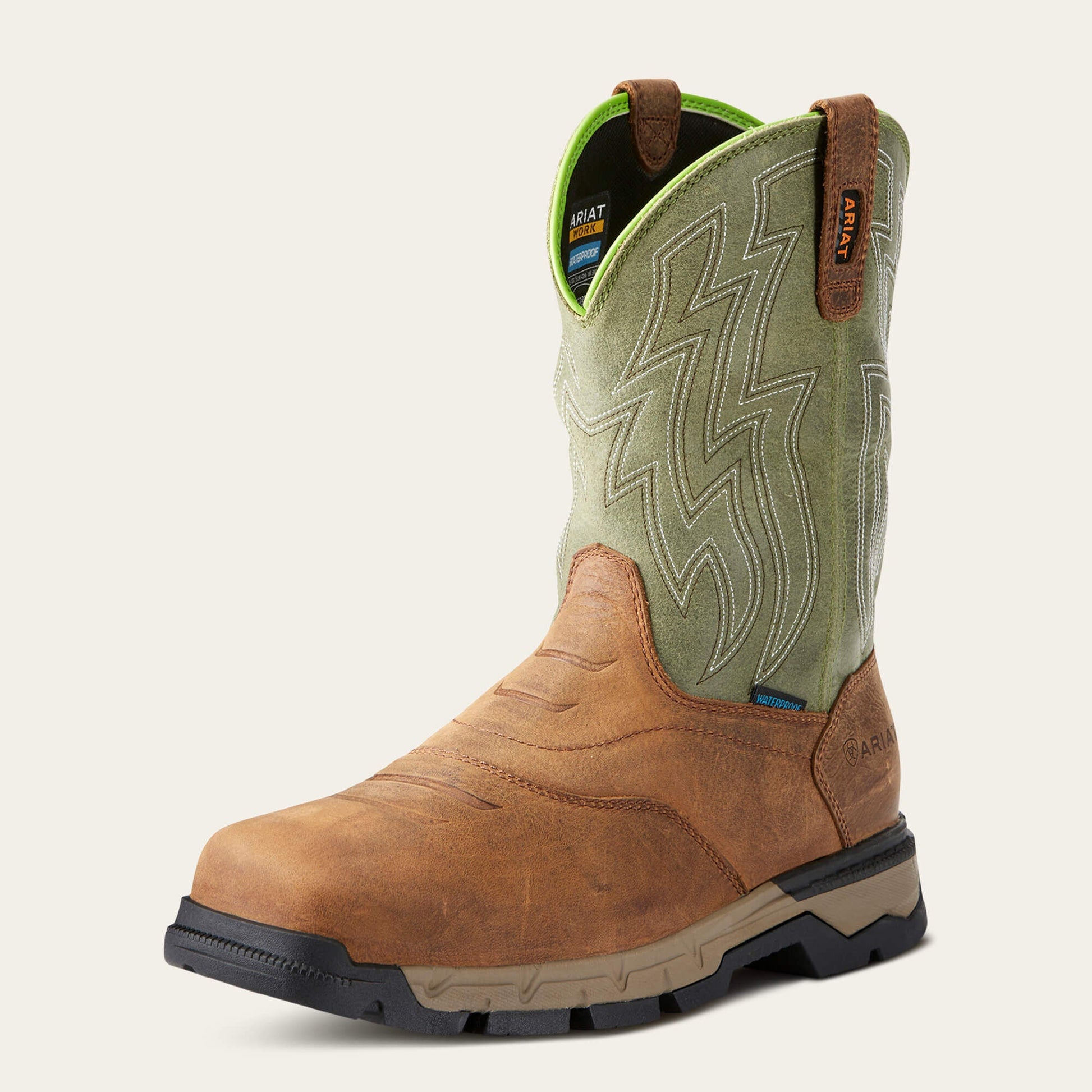 Rebar Flex Western Waterproof Composite Toe Work Boot Men | Ariat sale